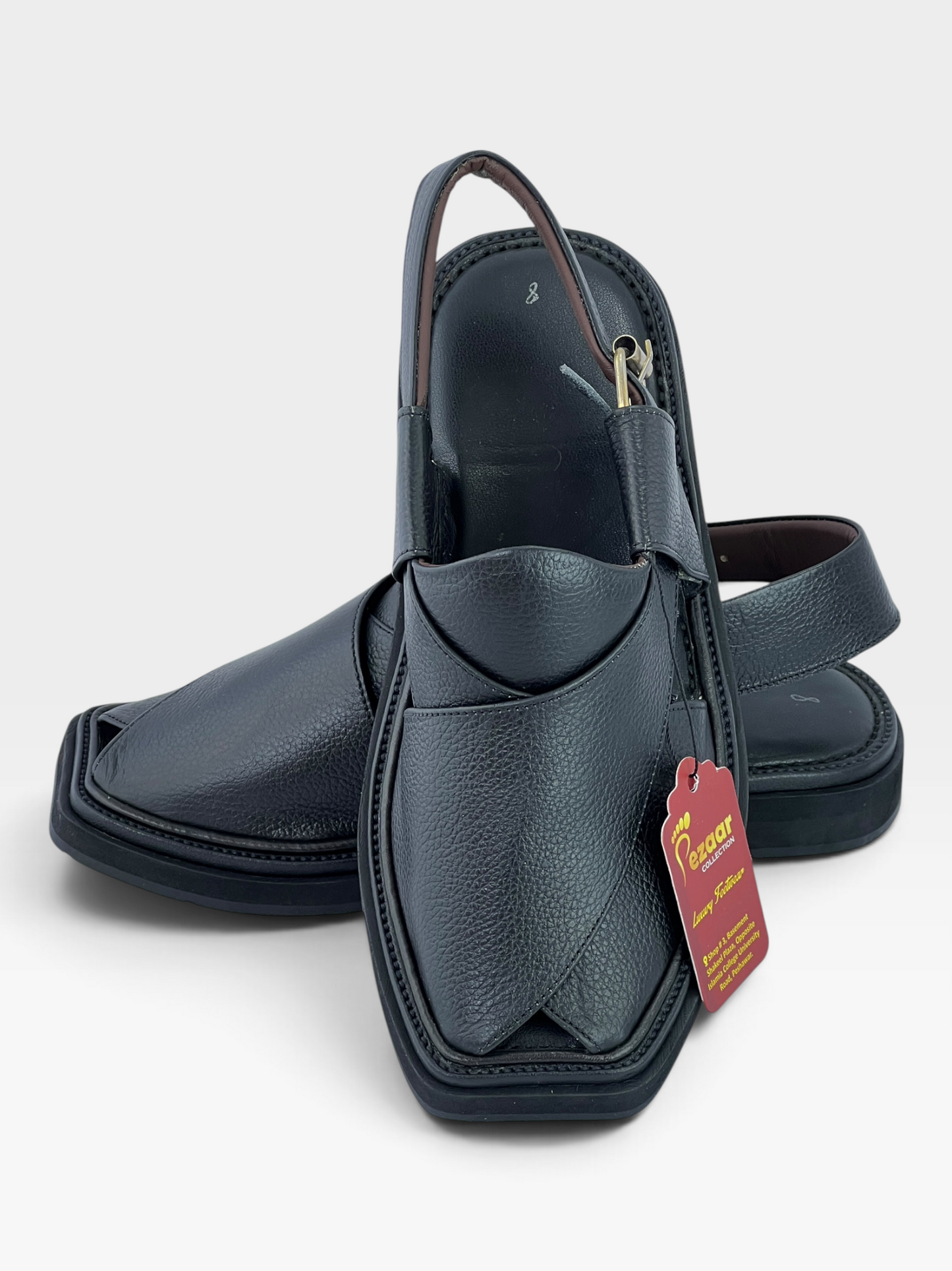 Half Kaptan Pure Leather danidar (Black)