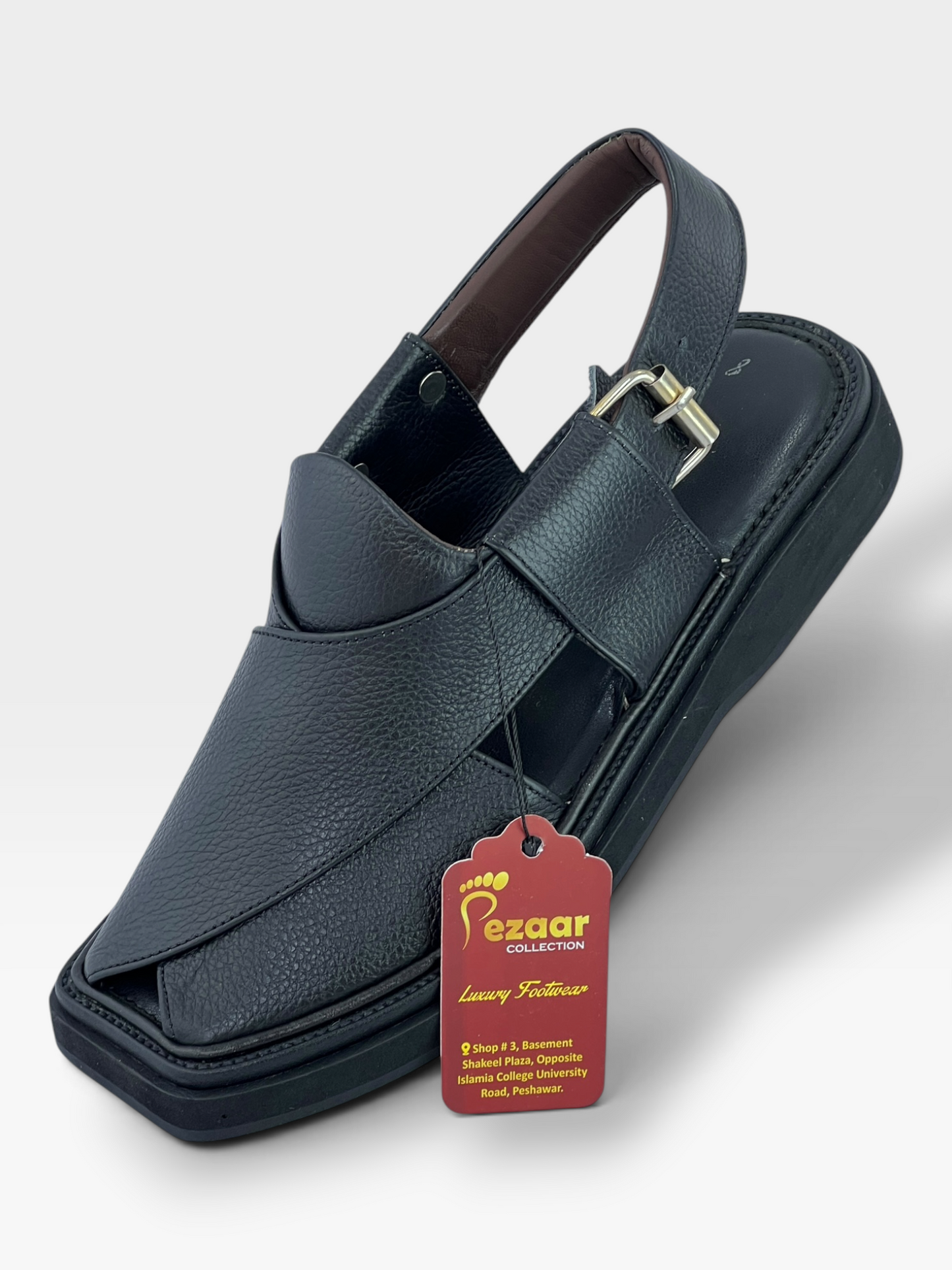 Half Kaptan Pure Leather danidar (Black)