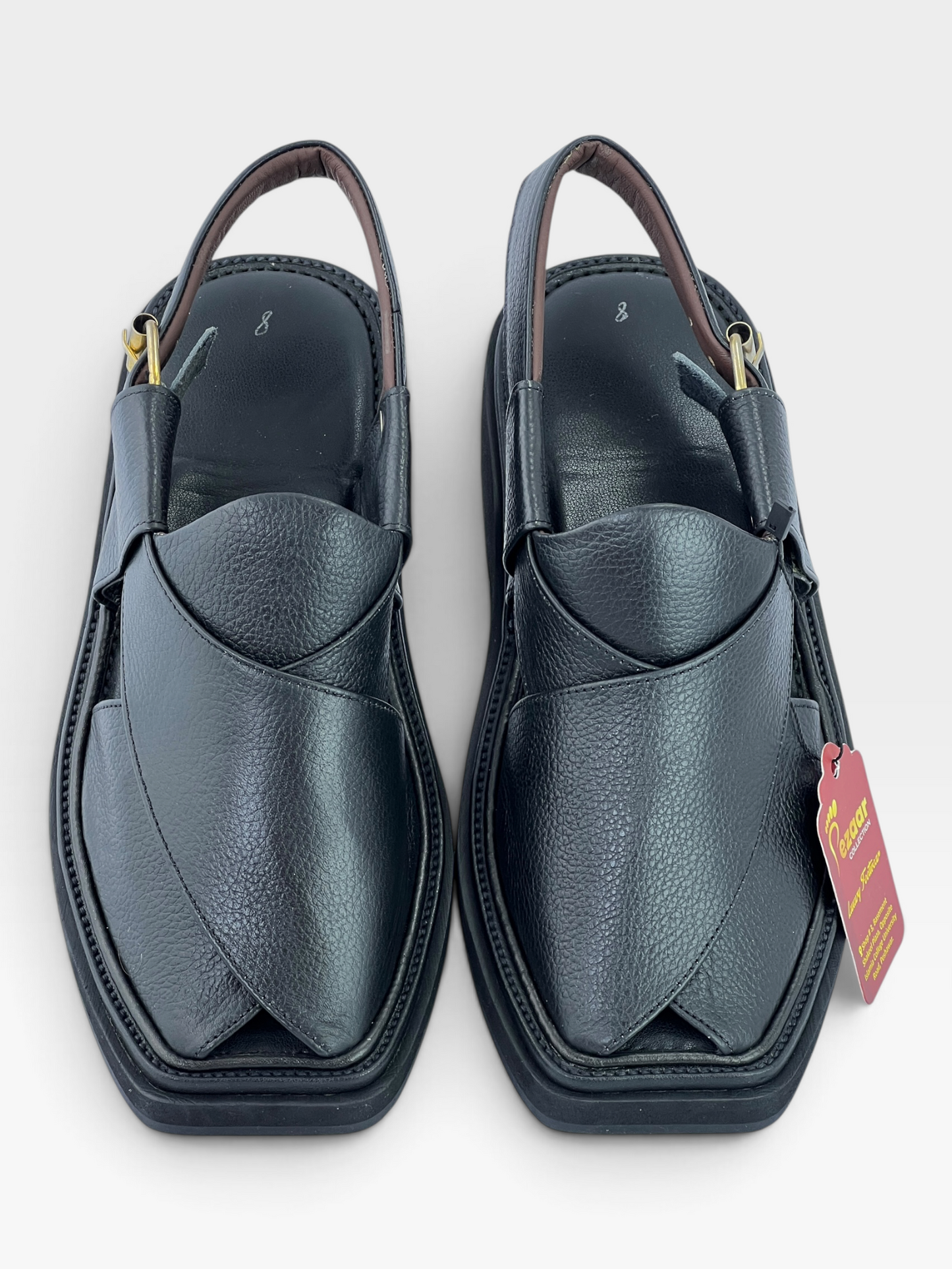 Half Kaptan Pure Leather danidar (Black)