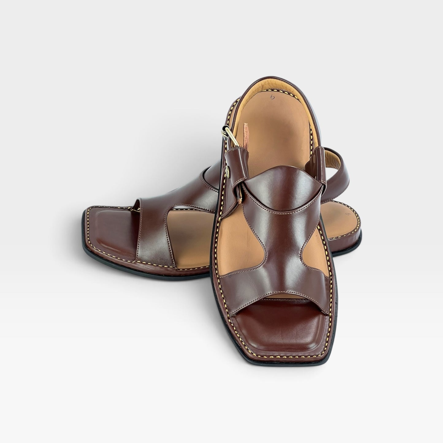 Panjedar Brown Soft Padded
