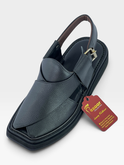 Half Kaptan Pure Leather danidar (Black)