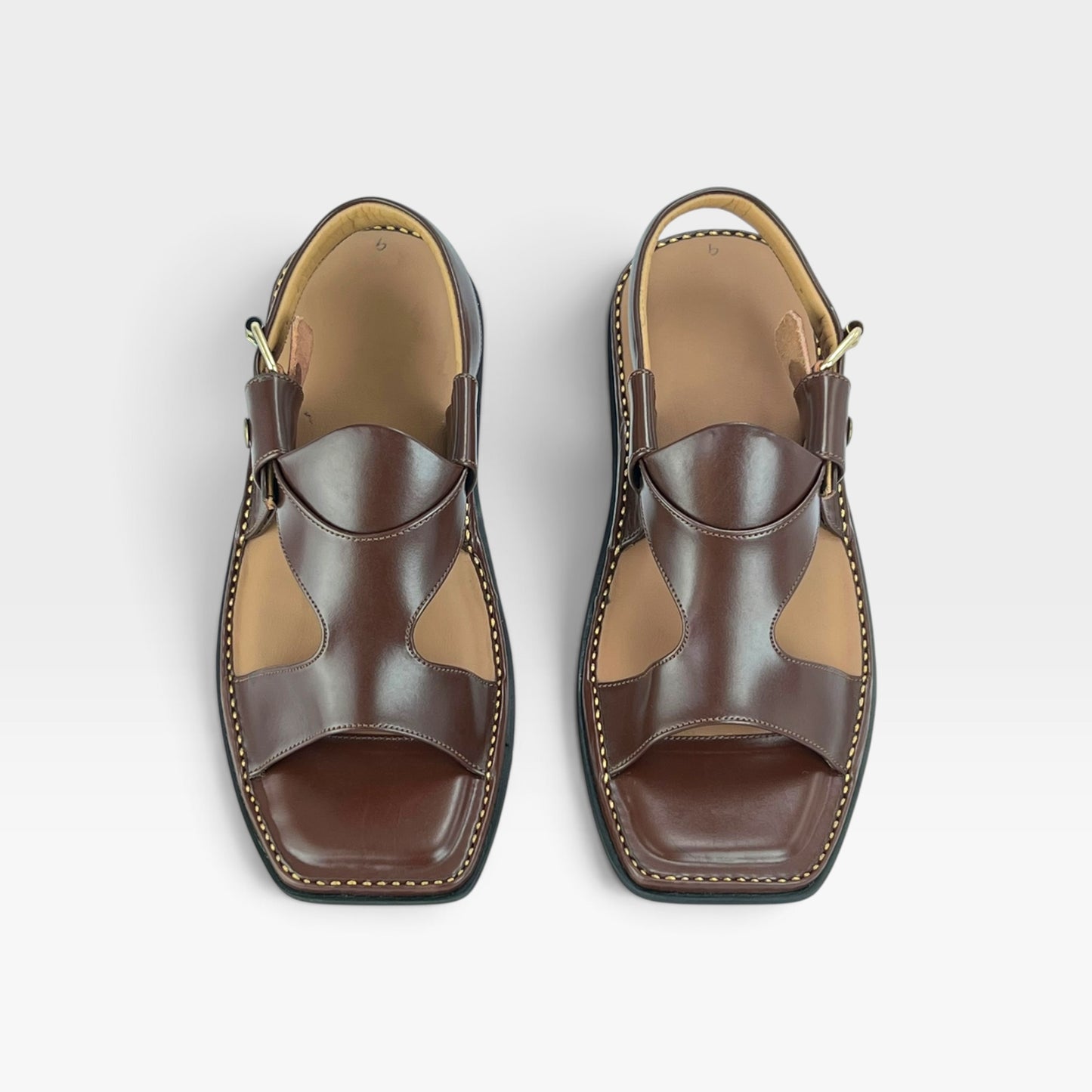Panjedar Brown Soft Padded