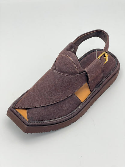 Premium Brown Peshawari Chappal