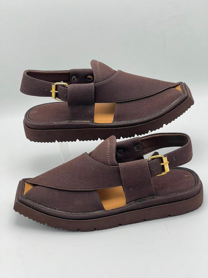 Premium Brown Peshawari Chappal
