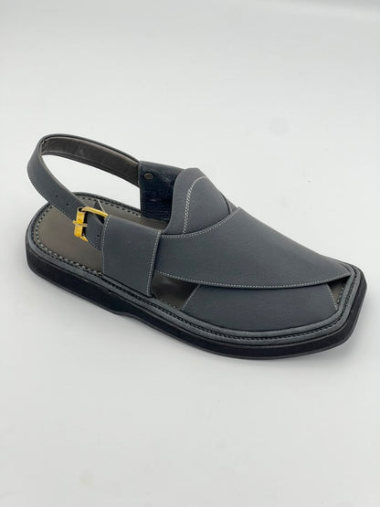 Premium Grey Peshawari Chappal